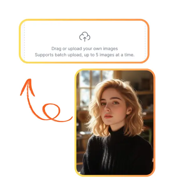 How to Use AI Hairstyle Changer: Step 1 - Upload One Clear Photo