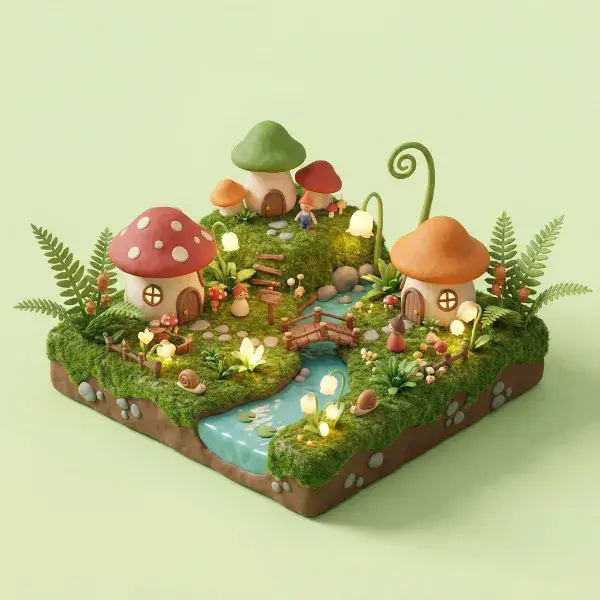 AI Image Generator Style: C4D