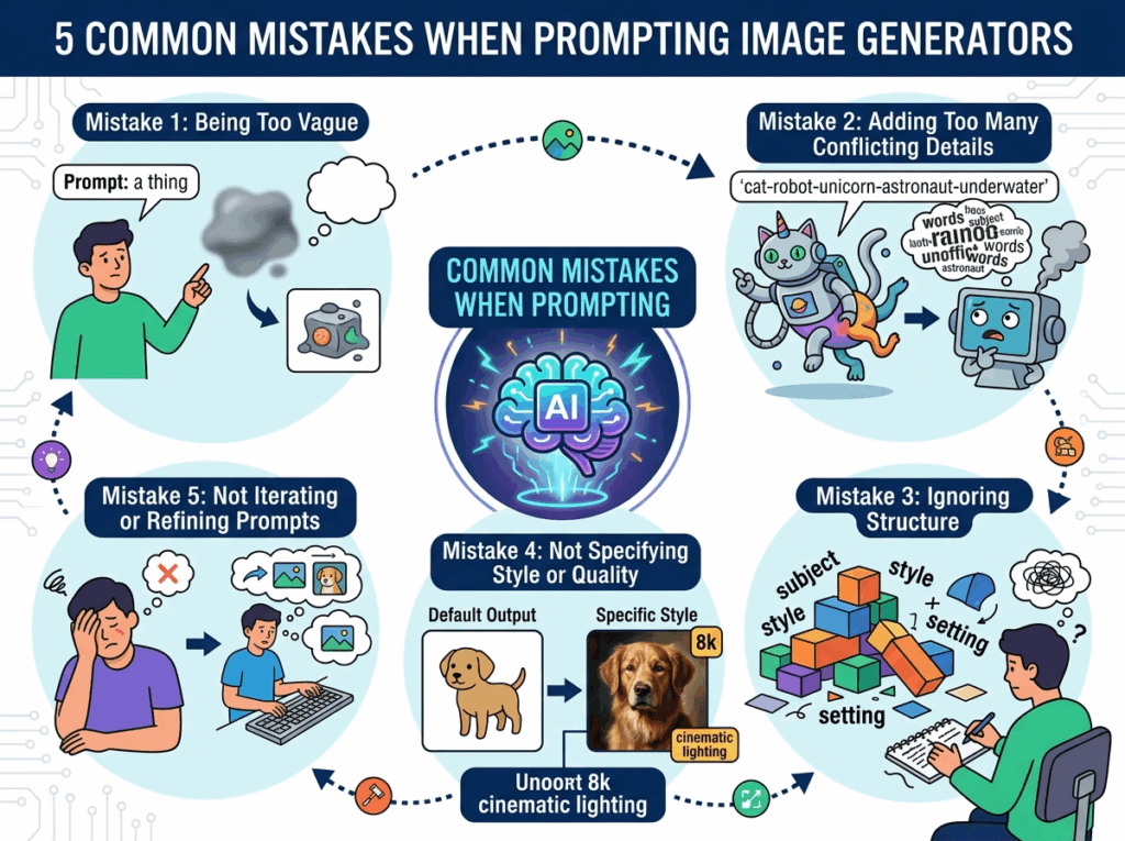 Common Mistakes When Prompting Image Generators