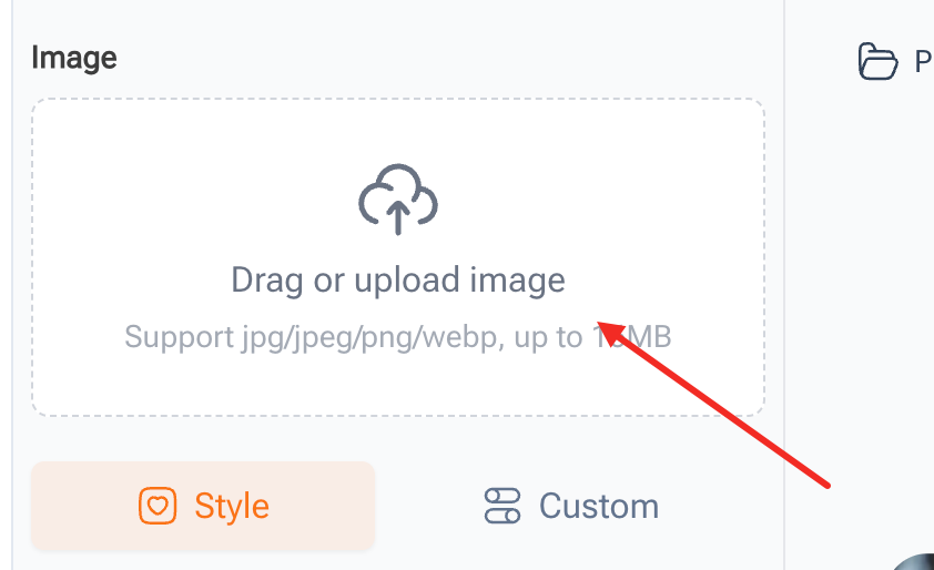 Step 1 – Upload Your Photo