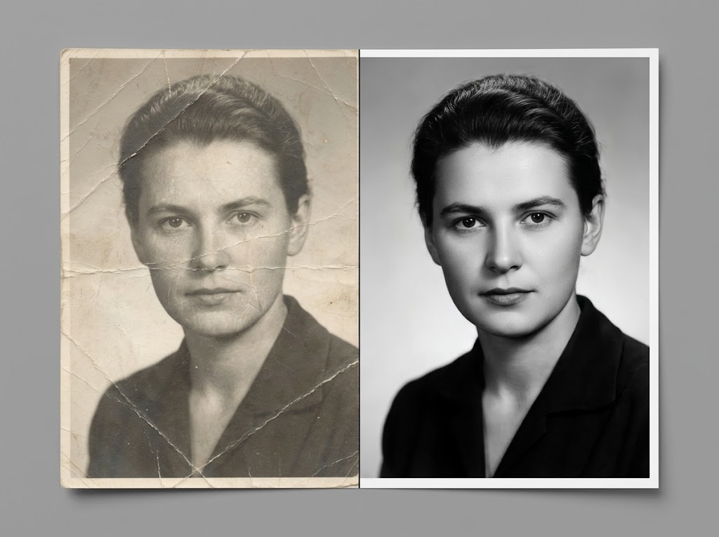 Before and after comparison