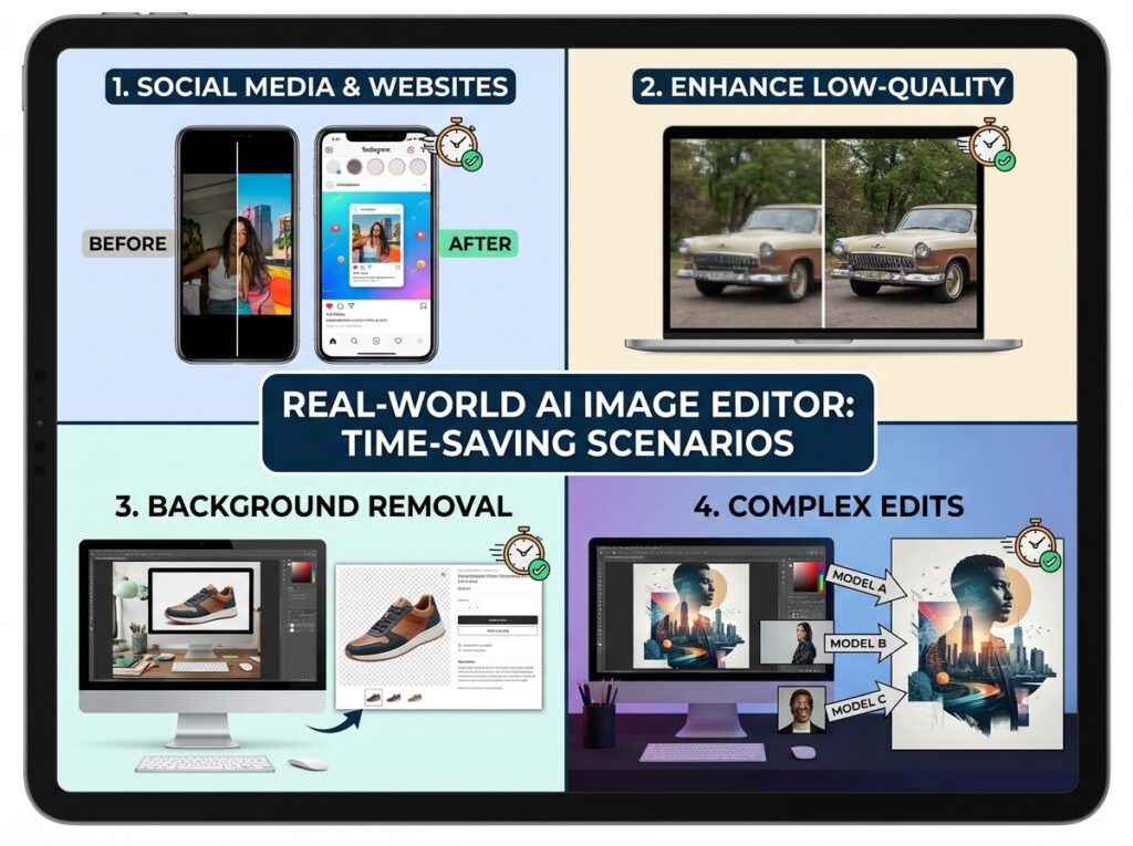 Real-World Scenarios Where a Best AI Image Editor Saves Time