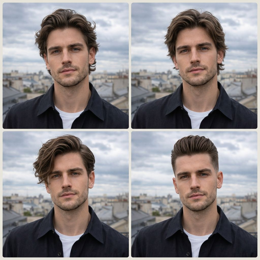 Medium Length Mens Hairstyles