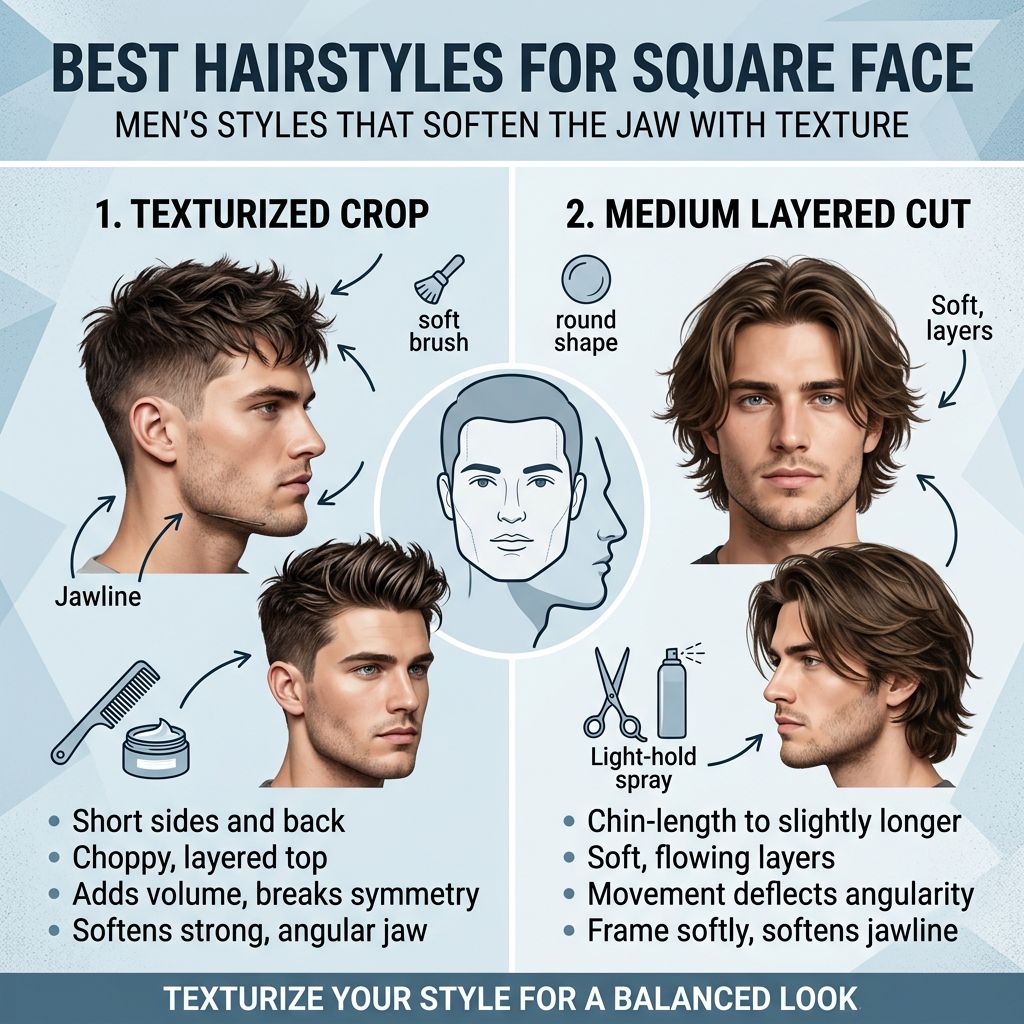 Best Hairstyles for Square Face