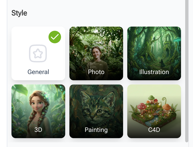 Step 3: Choose Your Visual Style Preset