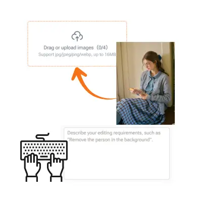 Как использовать Gempix 2: Шаг 1 - Загрузите изображение или введите подсказку