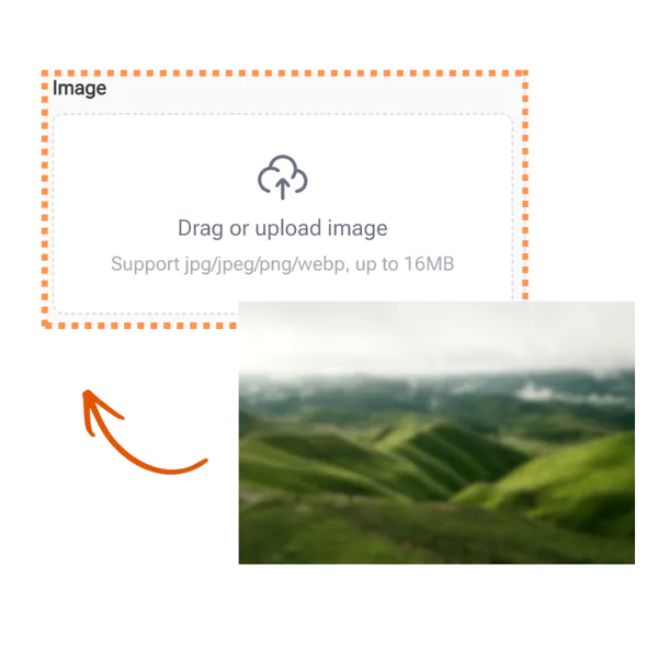 AI Image Upscaler - Paso 1: Sube la foto
