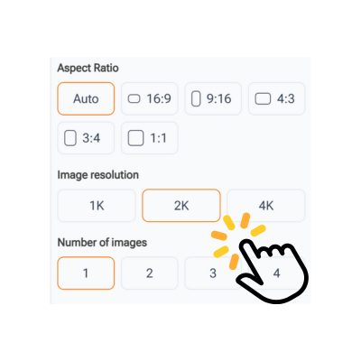 Cómo Usar Seedream 4.0: Paso 2 - Edita Detalles y Elige Calidad